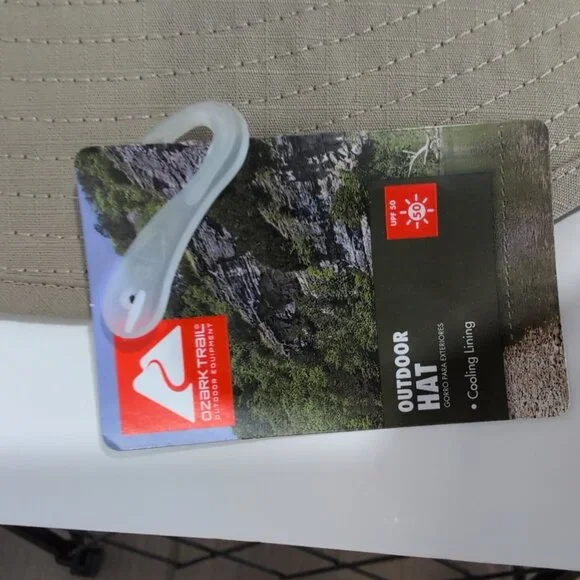 Ozark Trail Men's Outdoor Boonie Hat Size S/M NEW NWT Beige Stonewash - Picture 3 of 5